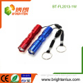 Factory Bulk Sale Custom Aluminum Cheap 1*AA cell Powered Bright Promotional 1watt Portable mini led Flashlight Keychain